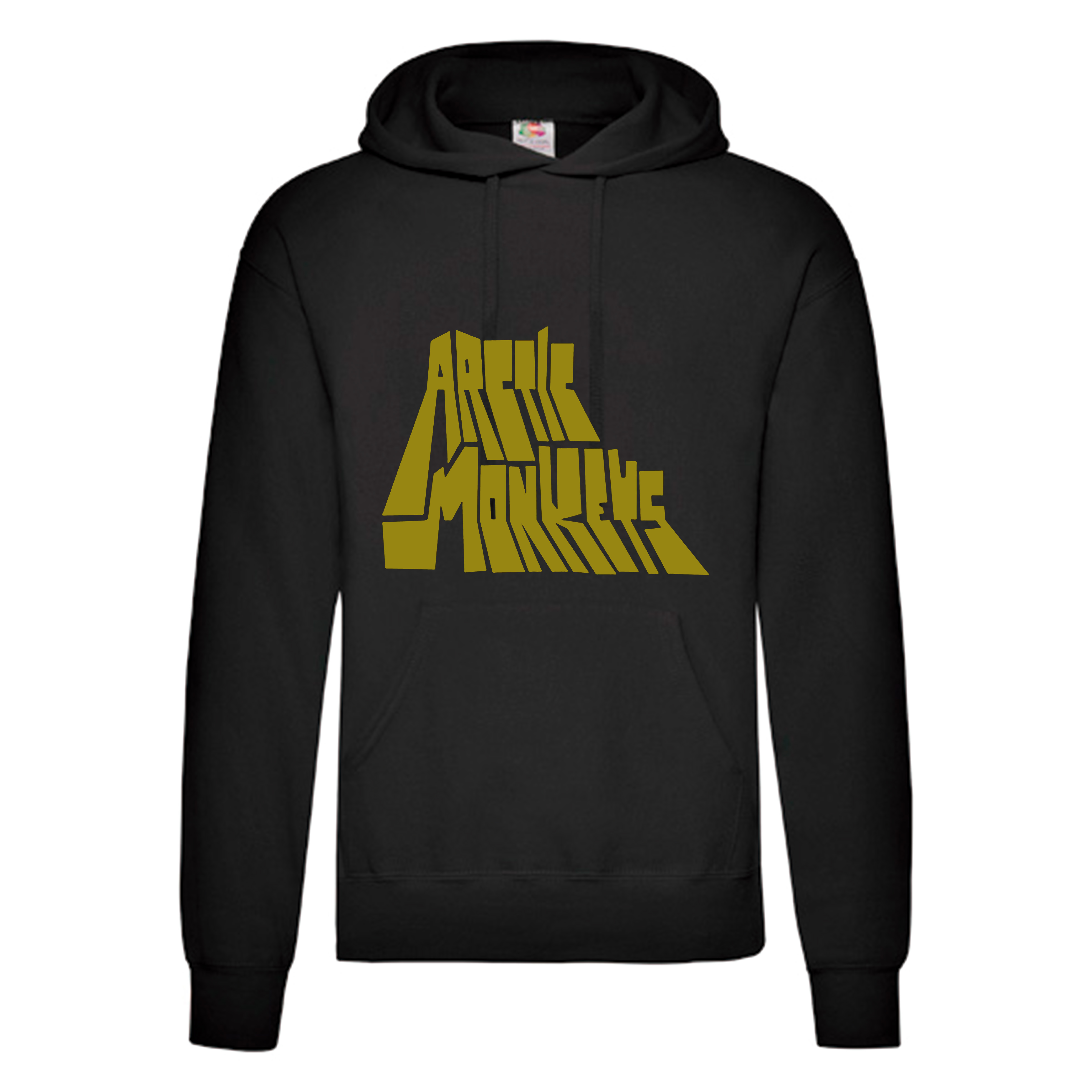 Sudadera Arctic Monkeys negra - Logo amarillo