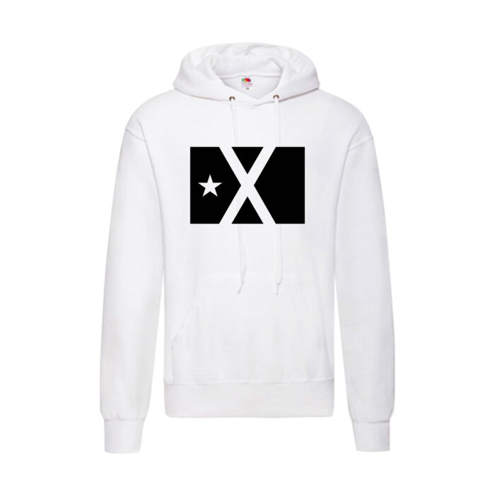 Sudadera diseño original blanca - Bandera Santa Eulalia