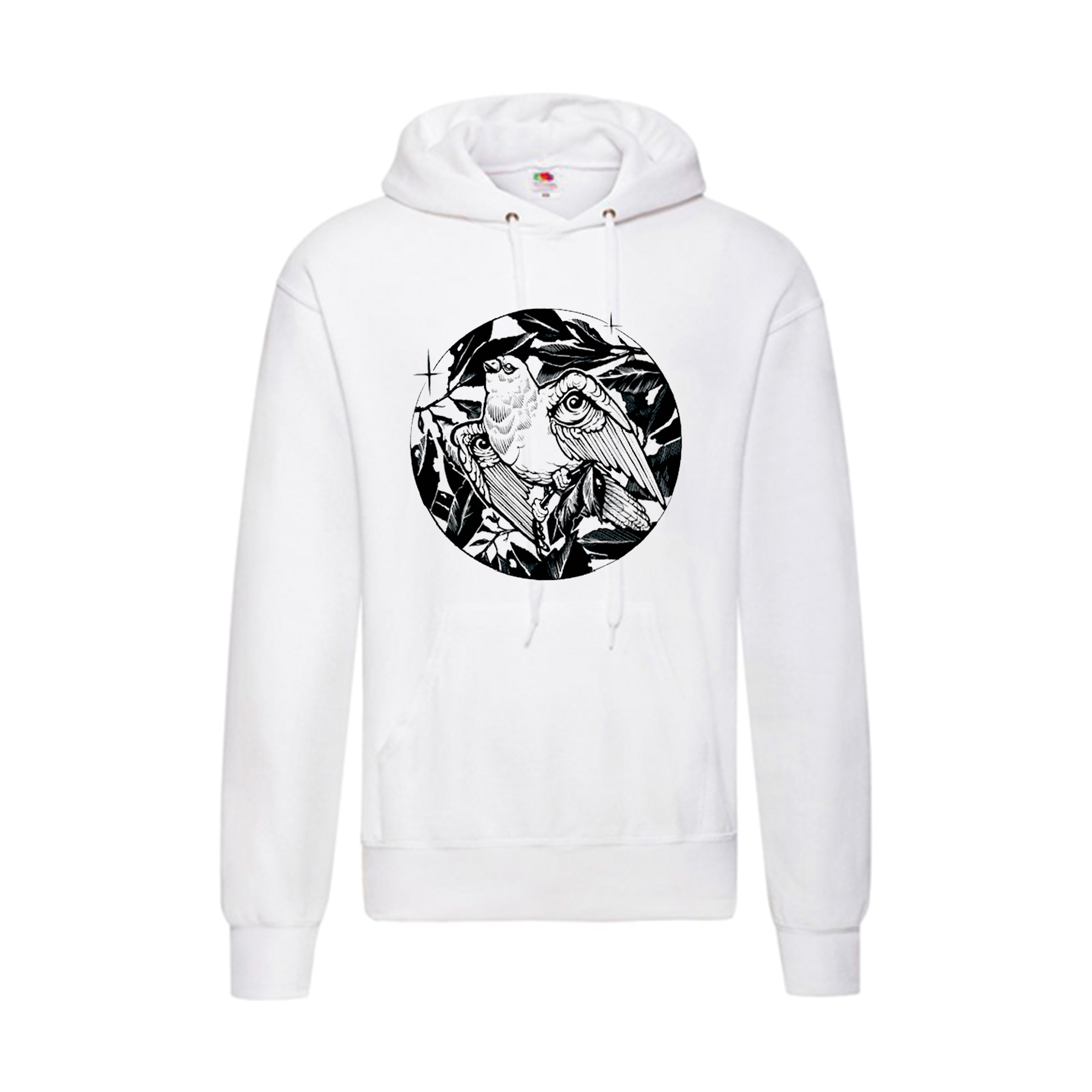 Sudadera diseño original blanca - Pájaro