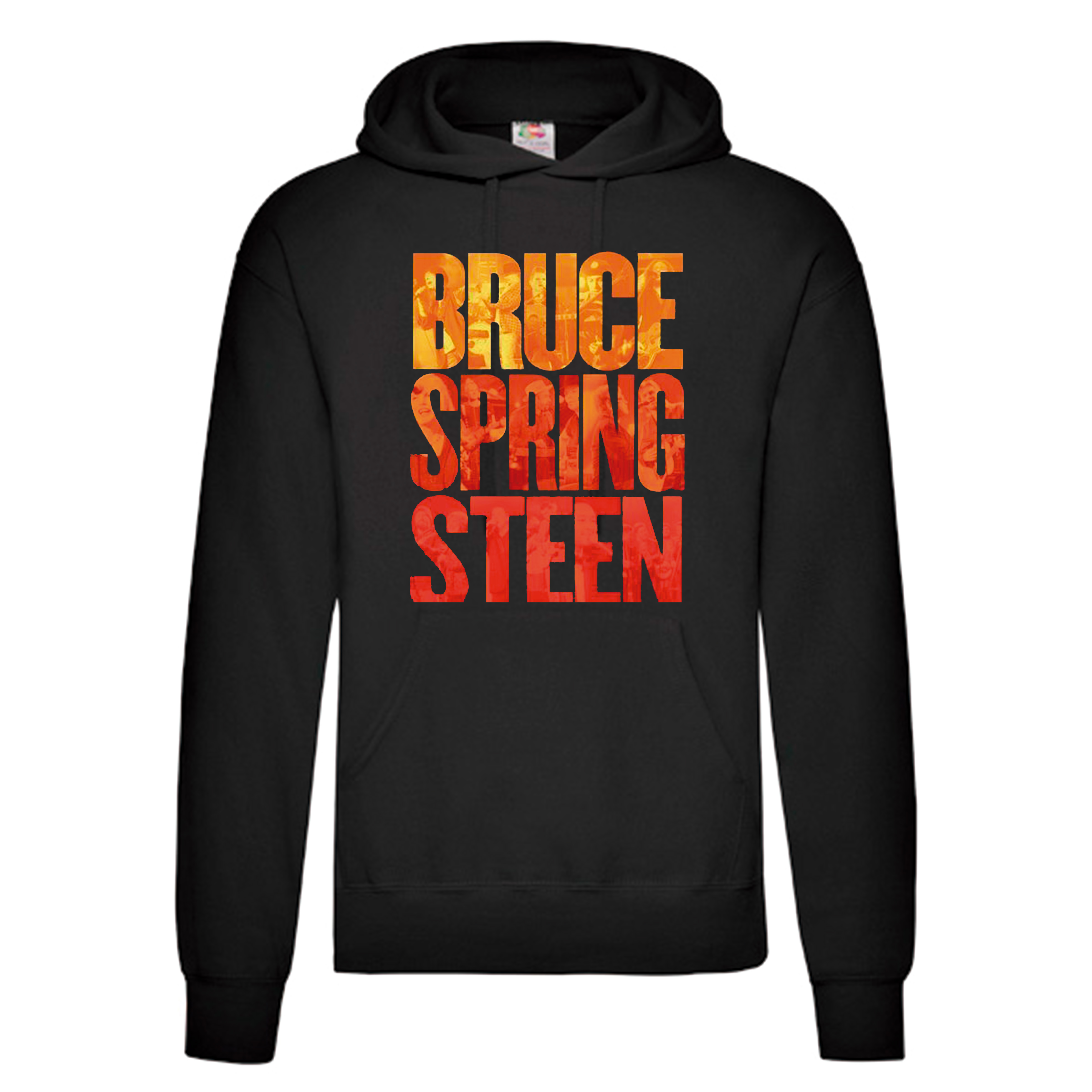 Sudadera Bruce Springsteen negra - Logo Color