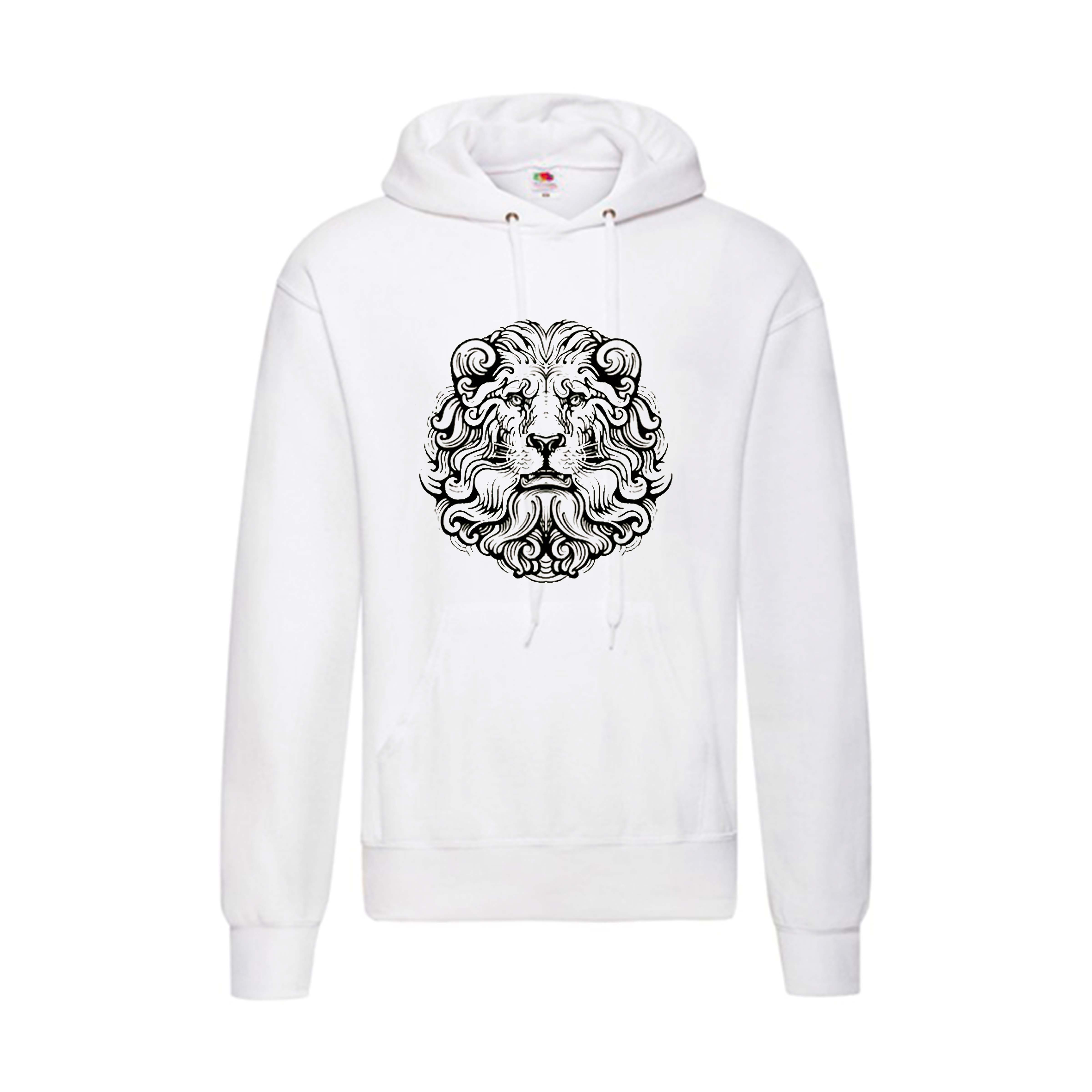 Sudadera diseño original blanca - León