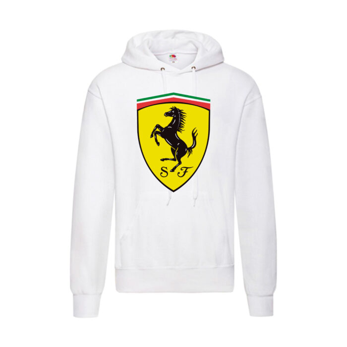 Sudadera Ferrari blanca - Logo