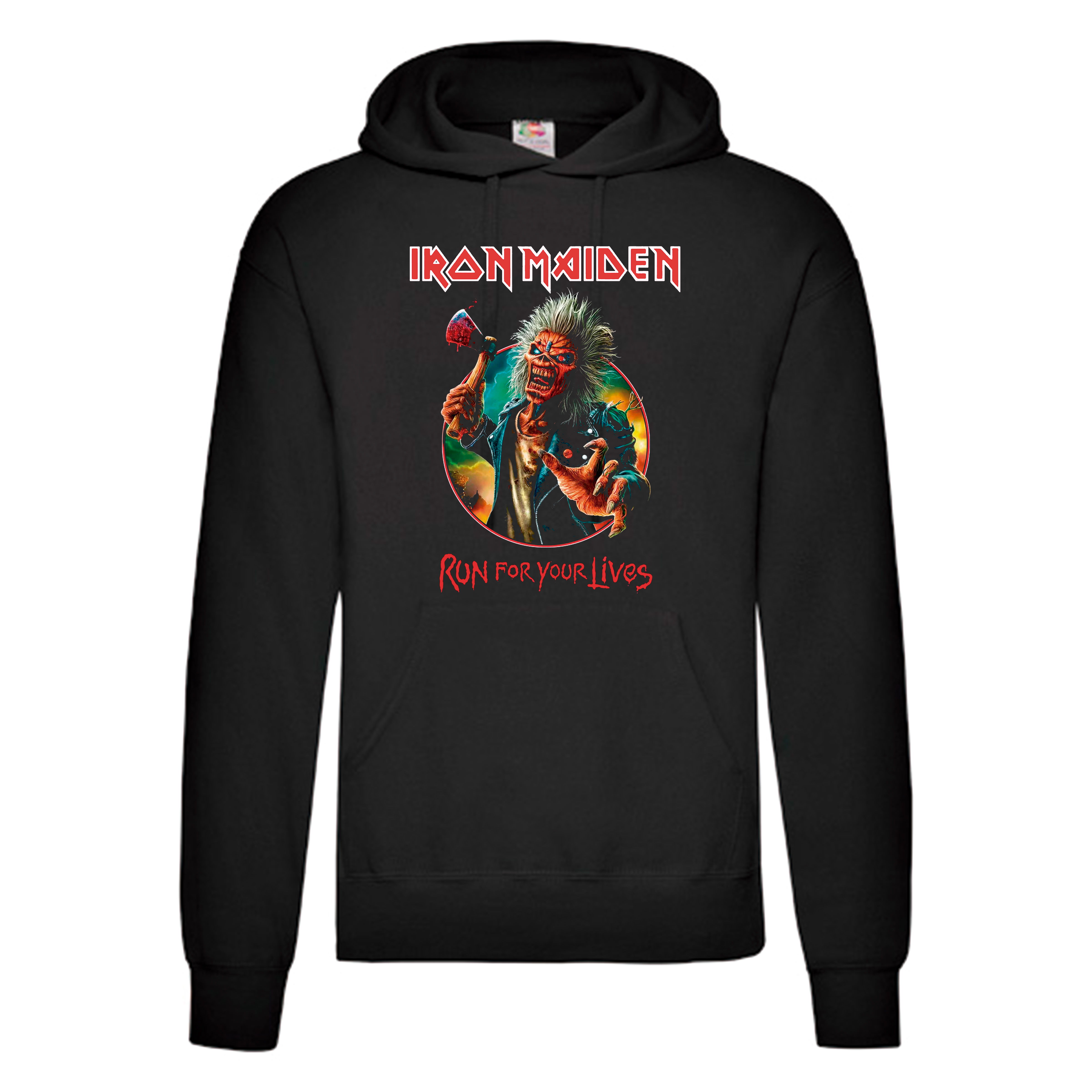 Sudadera Iron Maiden negra - Run For Your Lives
