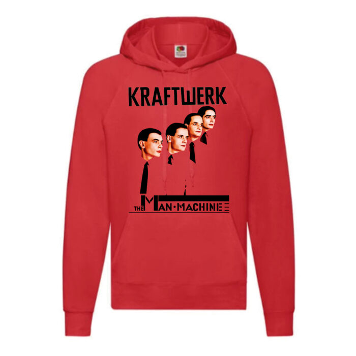 Sudadera Kraftwerk roja - The Man Machine
