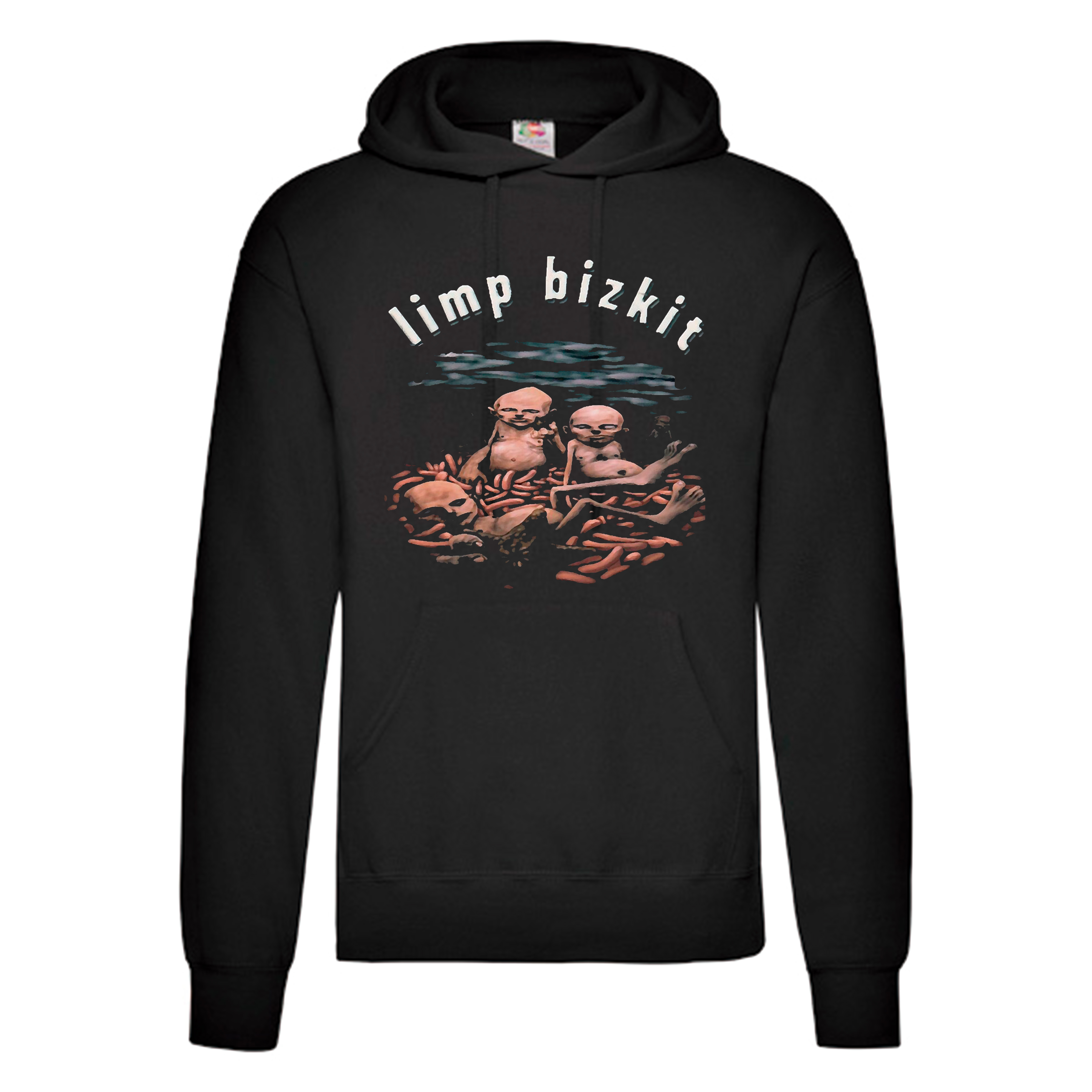 Sudadera Limp Bizkit negra - Chocolate Starfish And The Hotdog Flavoured Water
