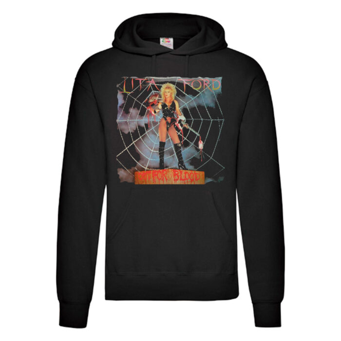 Sudadera Lita Ford negra - Out For Blood