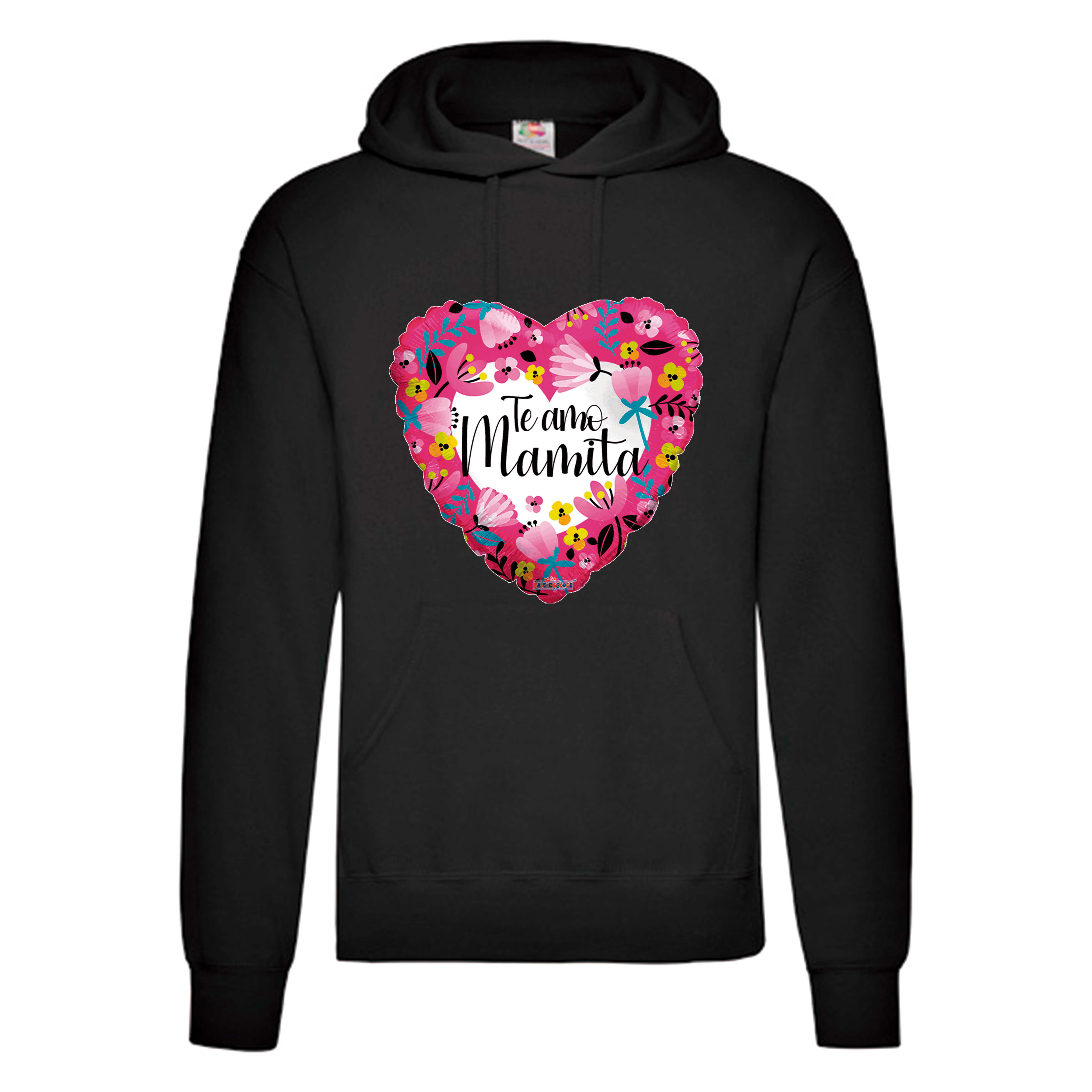 Sudadera diseño original negra - Te Quiero Mamita