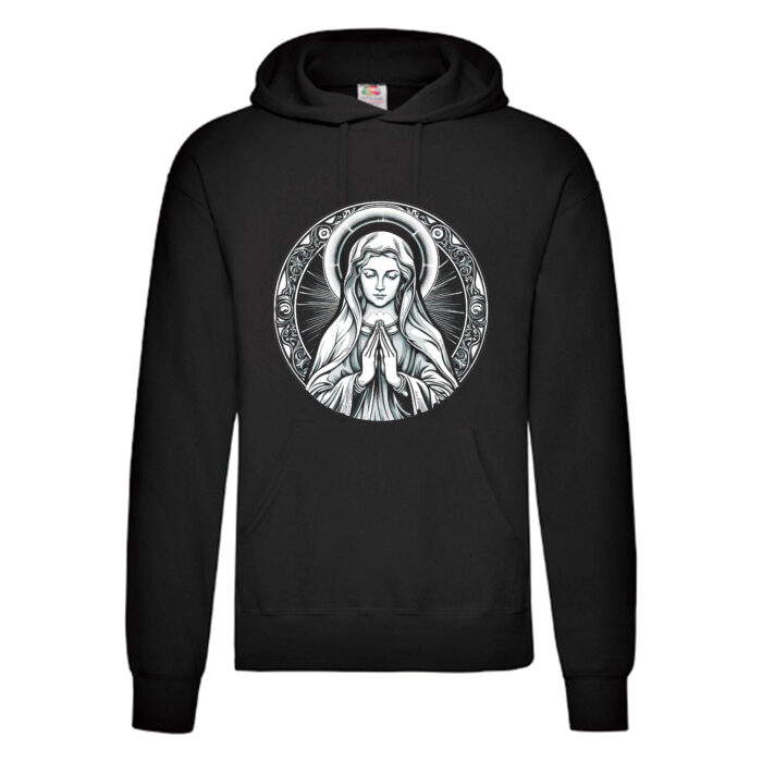 Sudadera diseño original negra - Virgen
