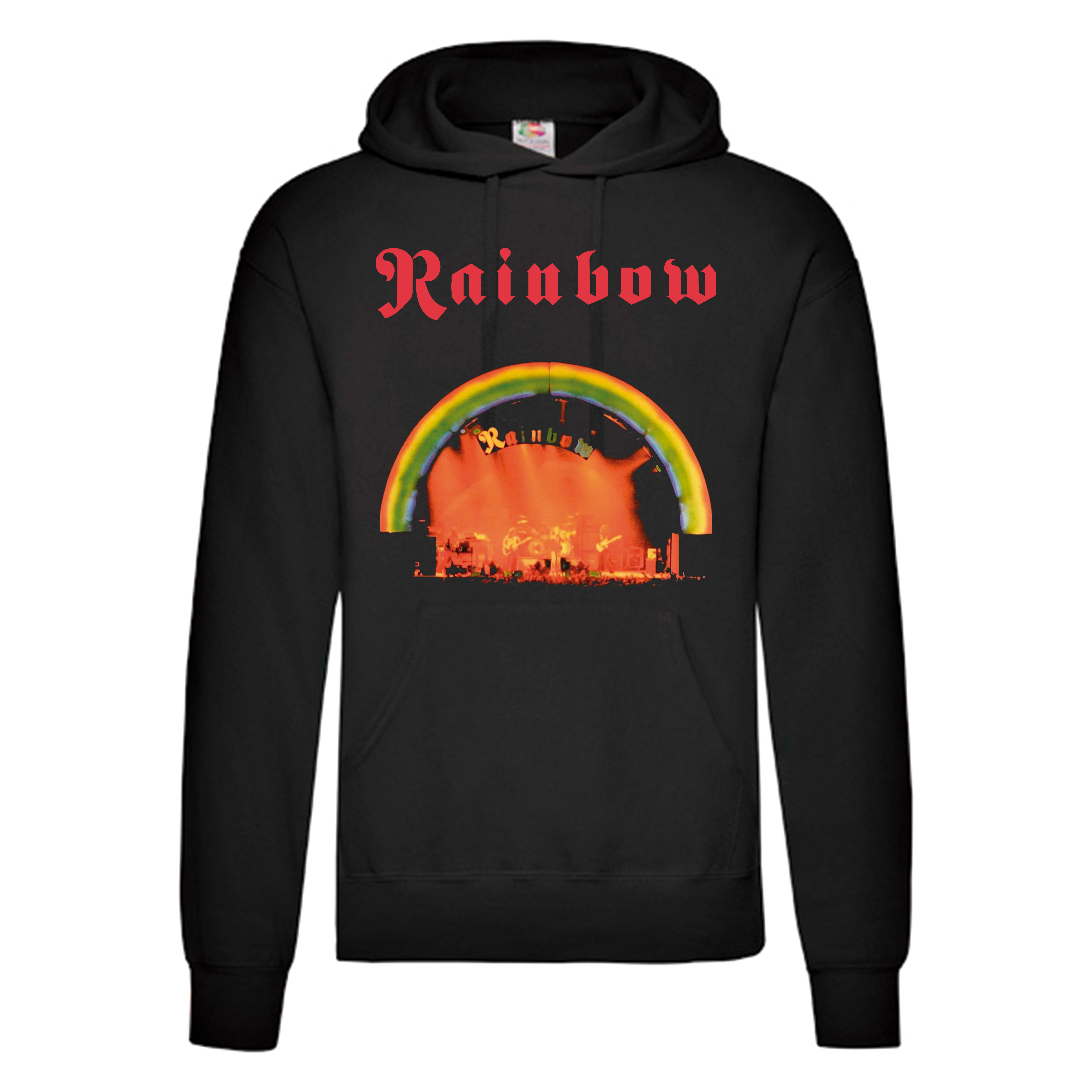 Sudadera Rainbow negra - On Stage