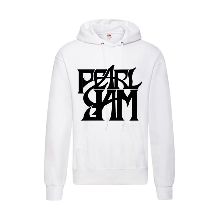 Sudadera Pearl Jam blanca - Logo