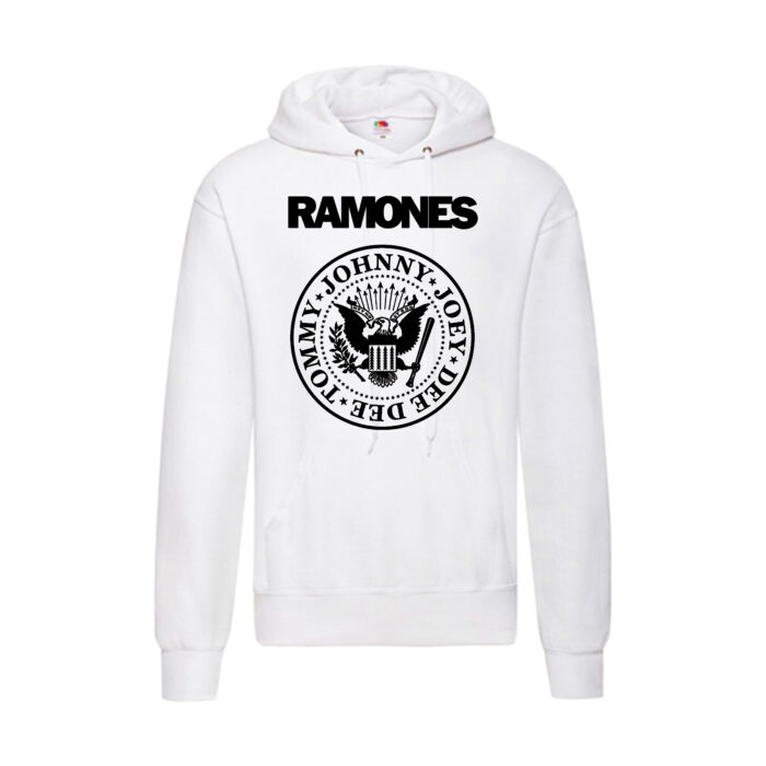 Sudadera Ramones blanca - Logo
