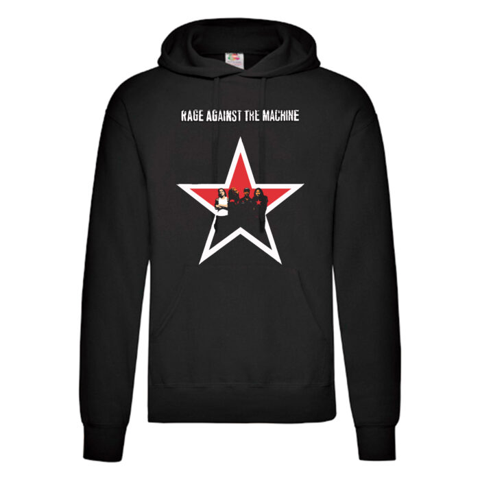 Sudadera Rage Against The Machine negra - Logo Estrella