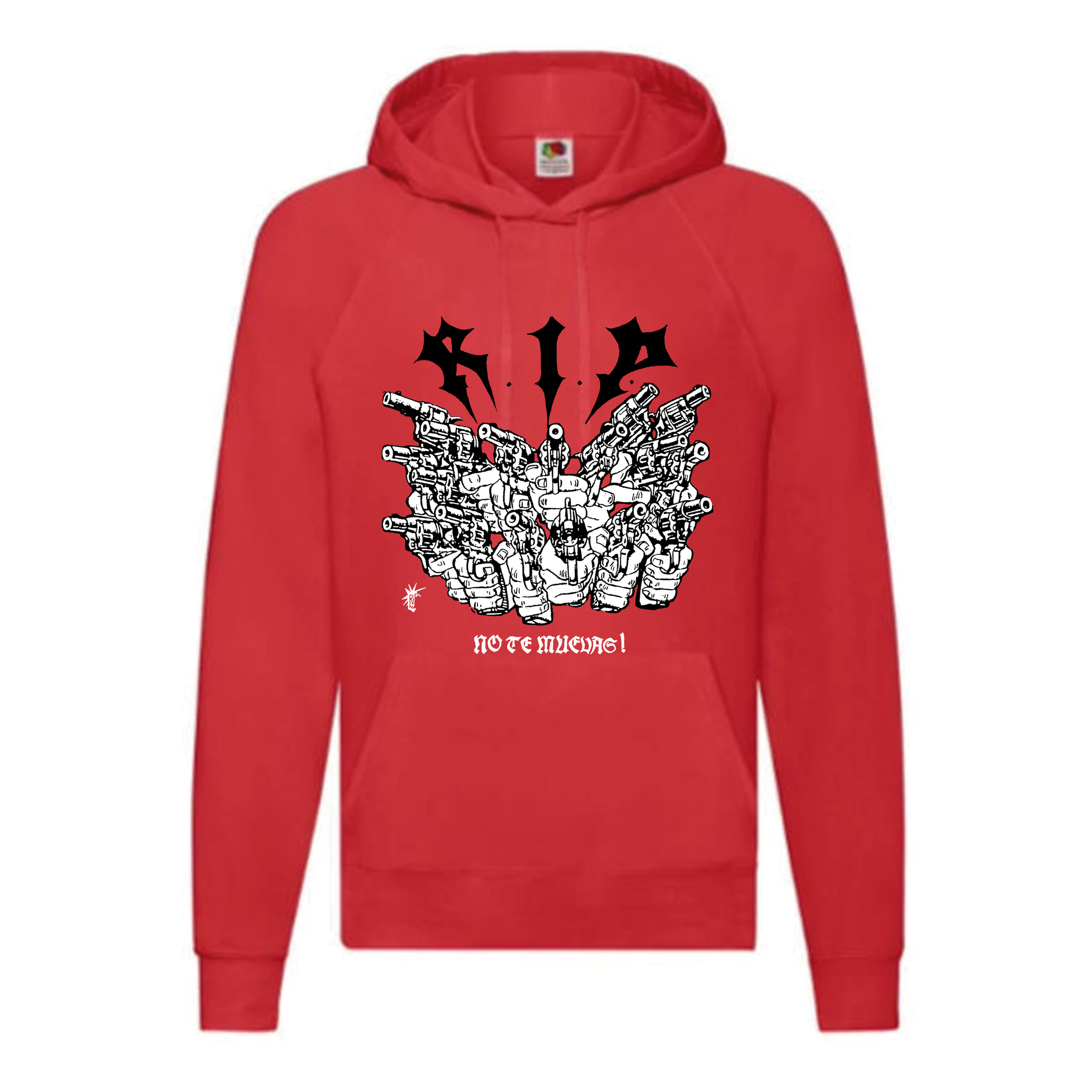 Sudadera RIP roja - No Te Muevas