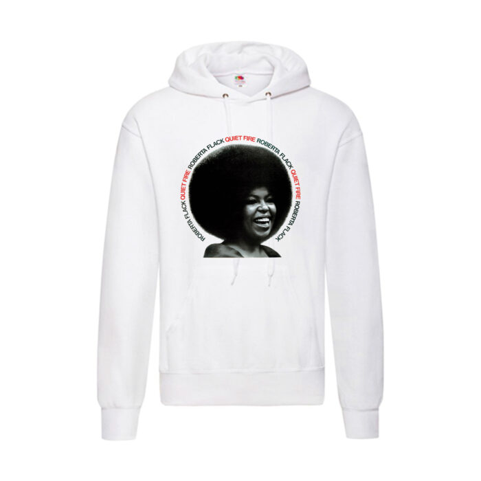 Sudadera Roberta Flack blanca - Quiet Fire