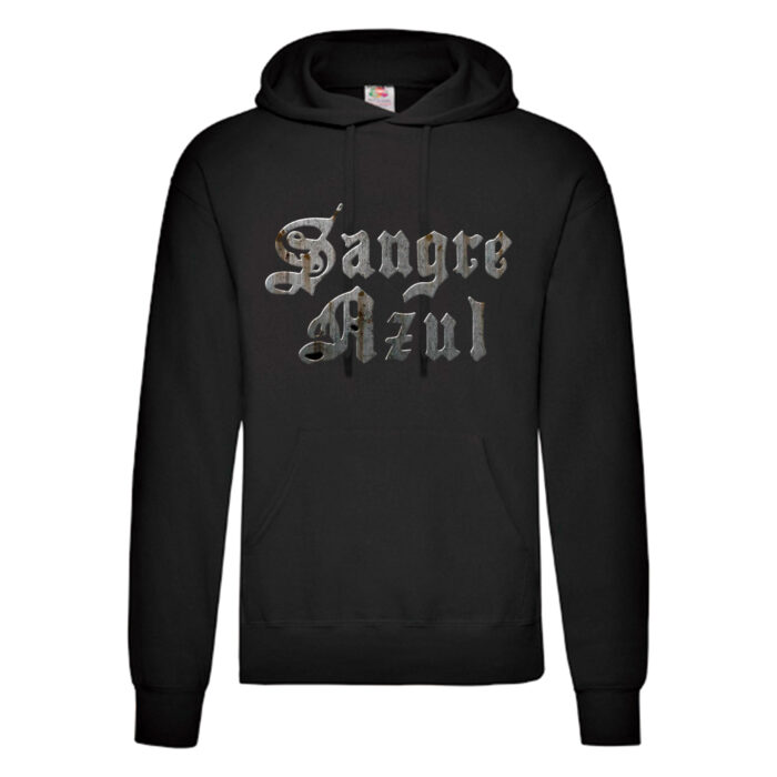 Sudadera Sangre Azul negra - Logo