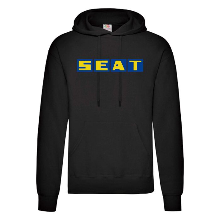 Sudadera SEAT negra - Logo