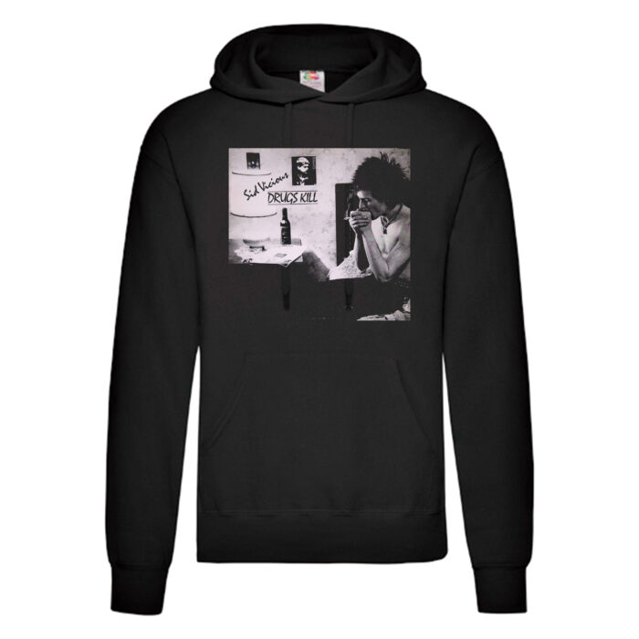 Sudadera Sid Vicious negra - Drugs Kill