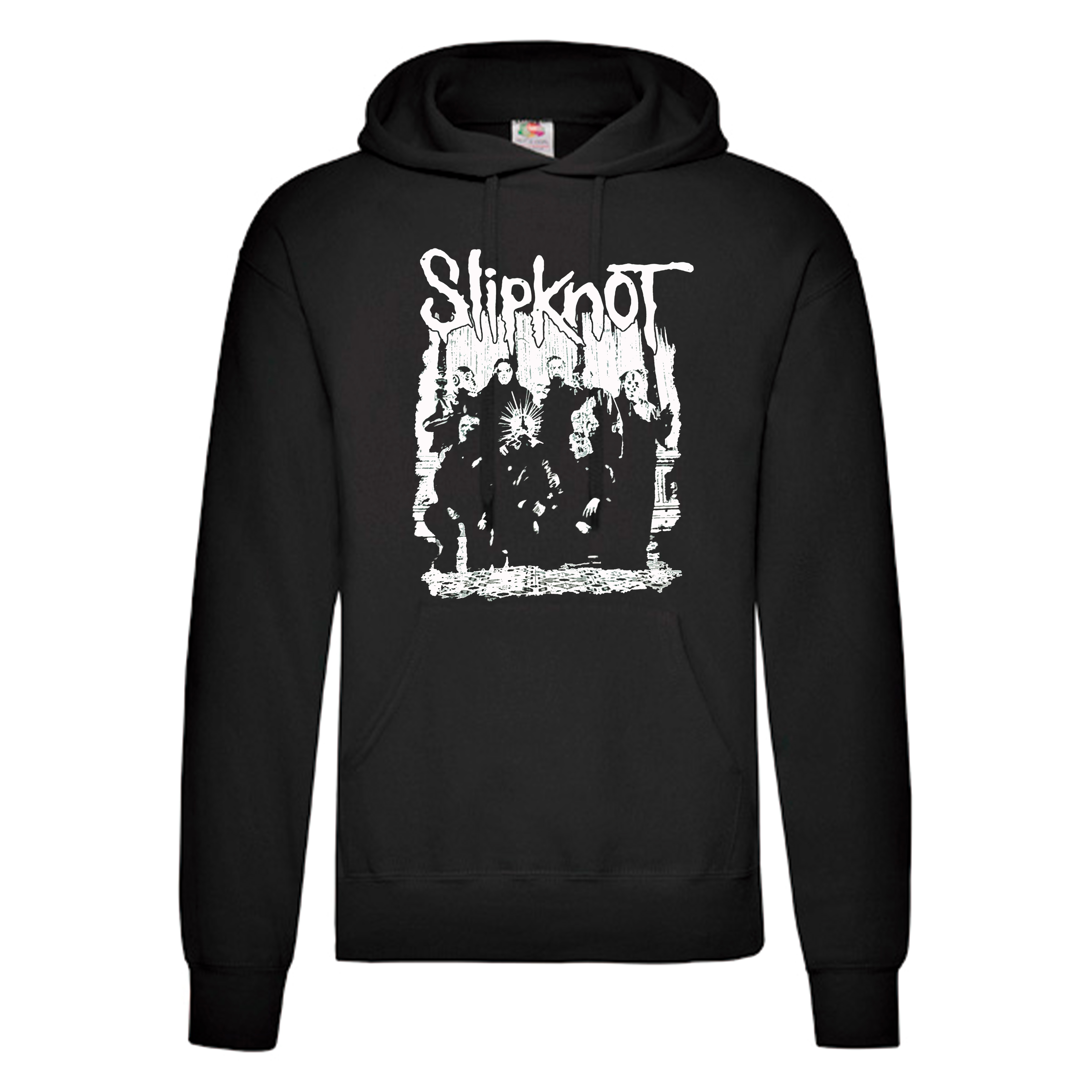 Sudadera Slipknot negra - Slipknot blanco y negro