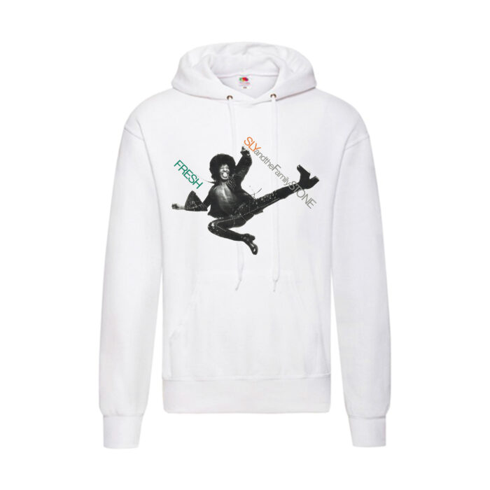 Sudadera Sly And The Family Stone blanca - Fresh