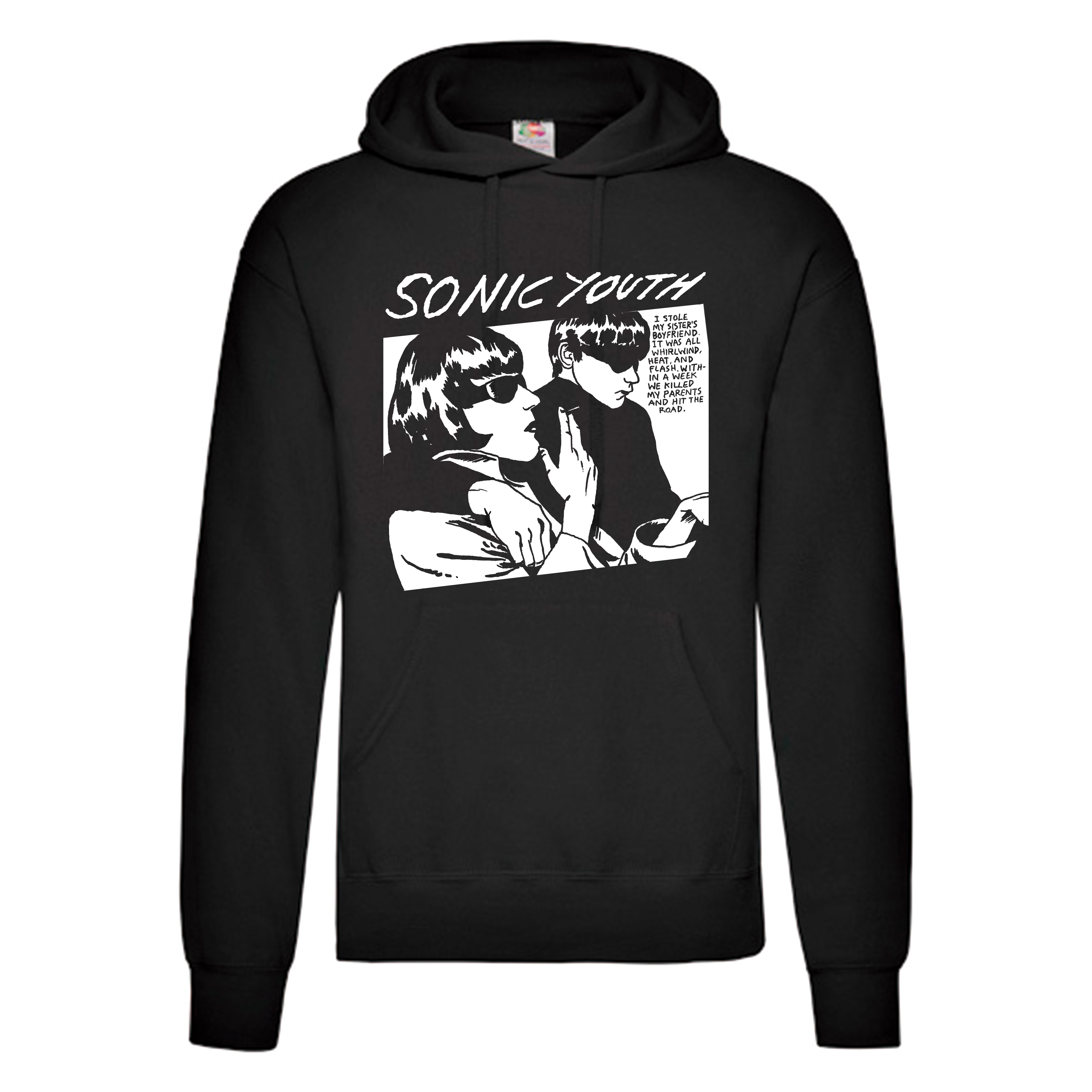 Sudadera Sonic Youth negra - Gooo