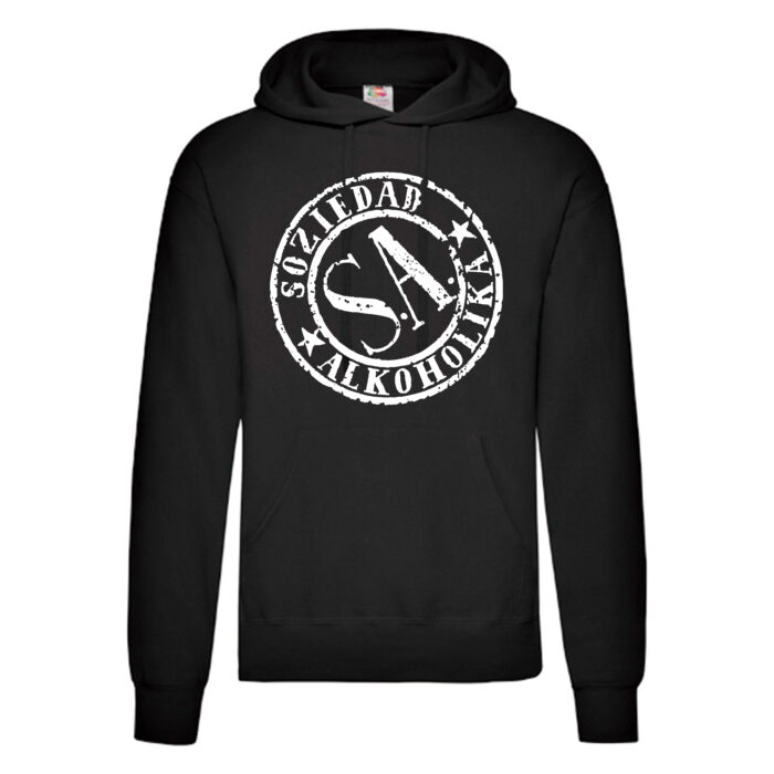 Sudadera Soziedad Alkoholika negra - Logo