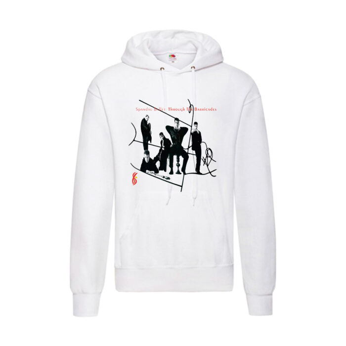 Sudadera Spandau Ballet blanca - Trough The Barricades