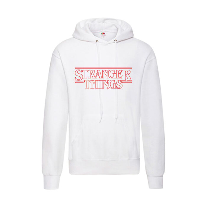 Sudadera Stranger Things blanca - Logo