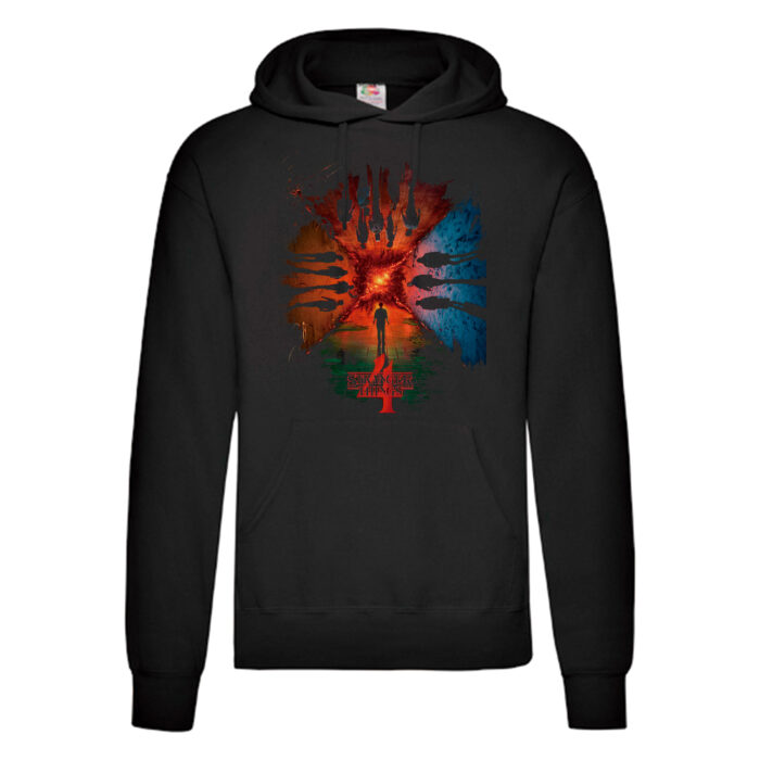 Sudadera Stranger Things negra - Temporada 4