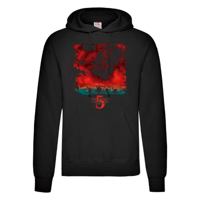 Sudadera Stranger Things negra - Temporada 5