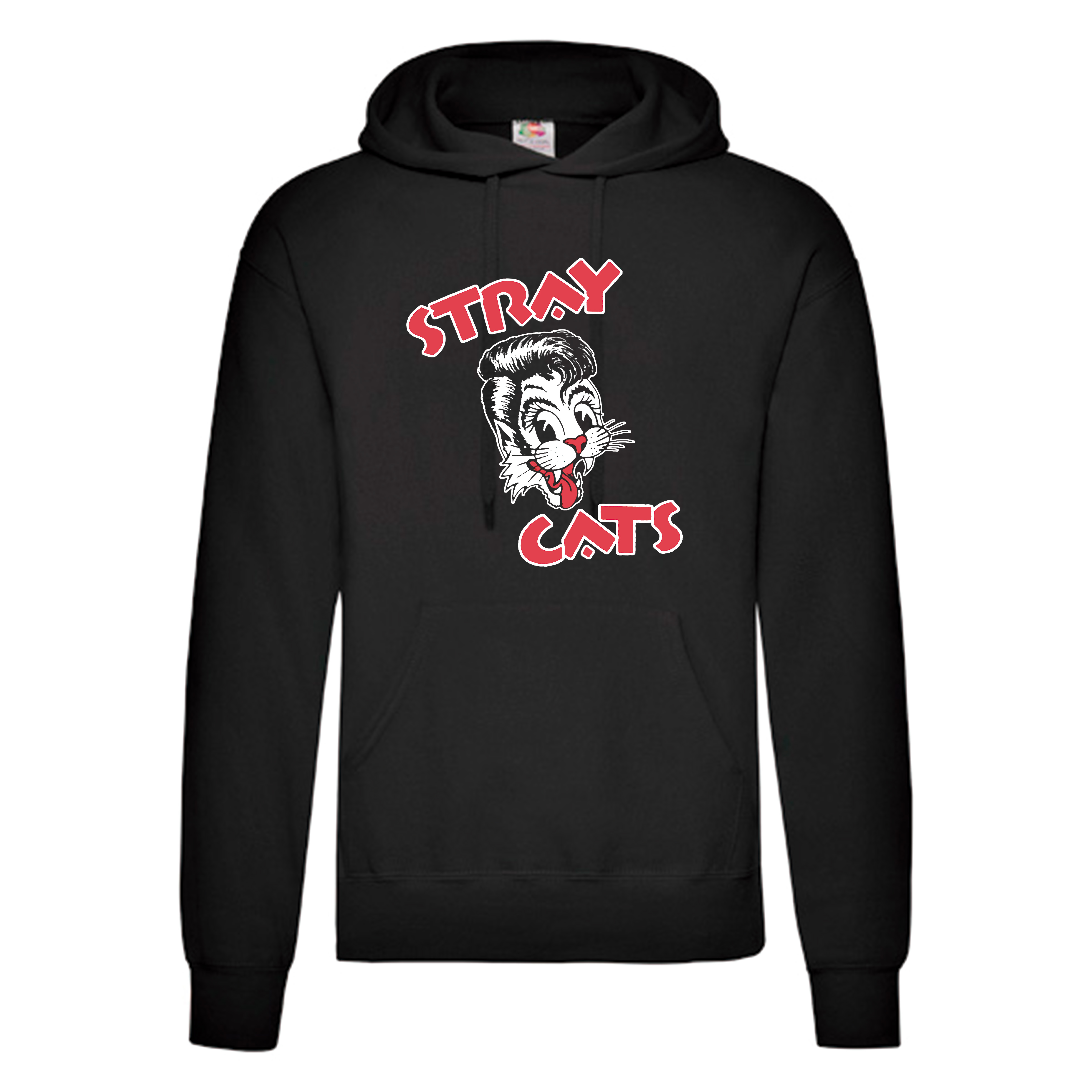 Sudadera Stray Cats negra - Logo