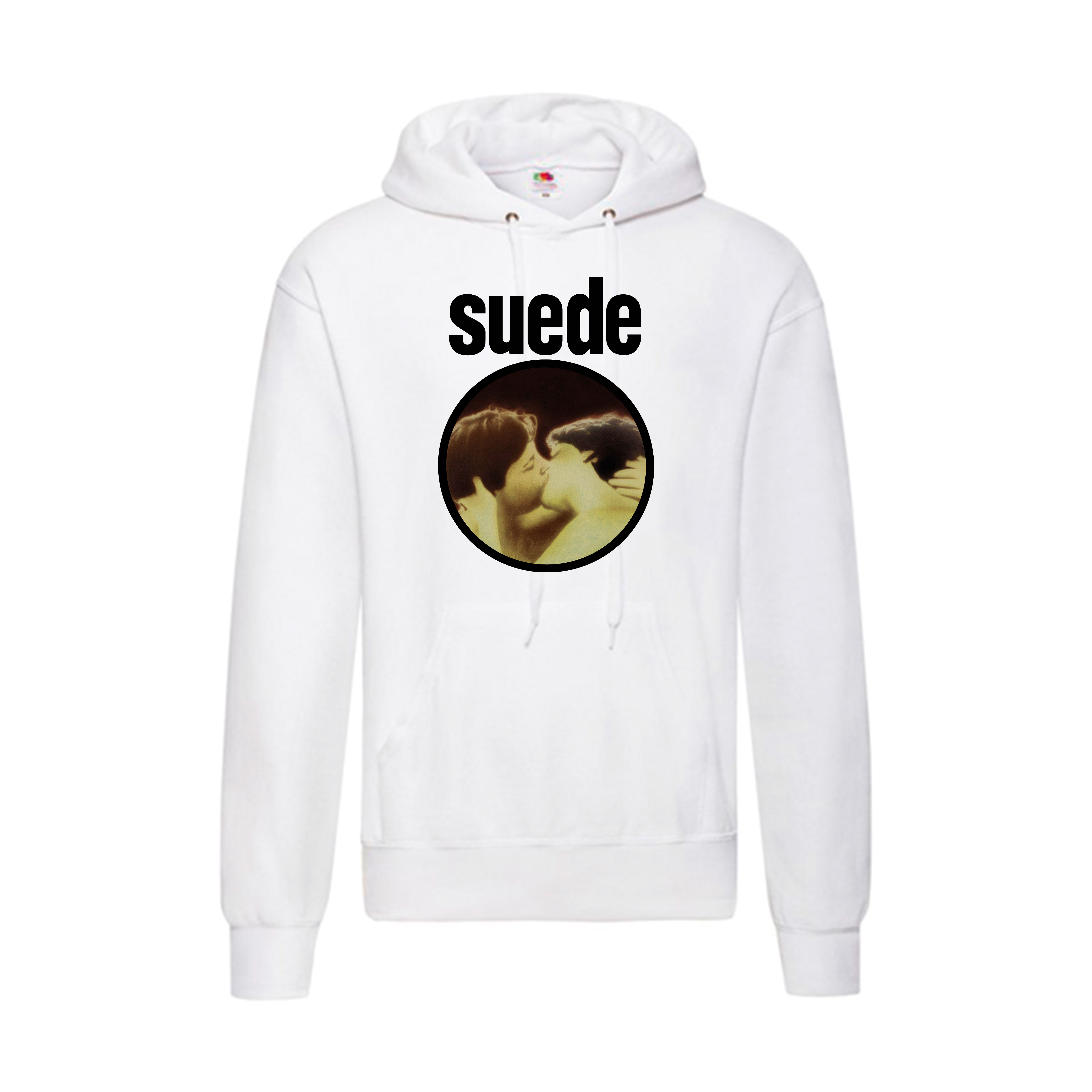 Sudadera Suede blanca - Logo