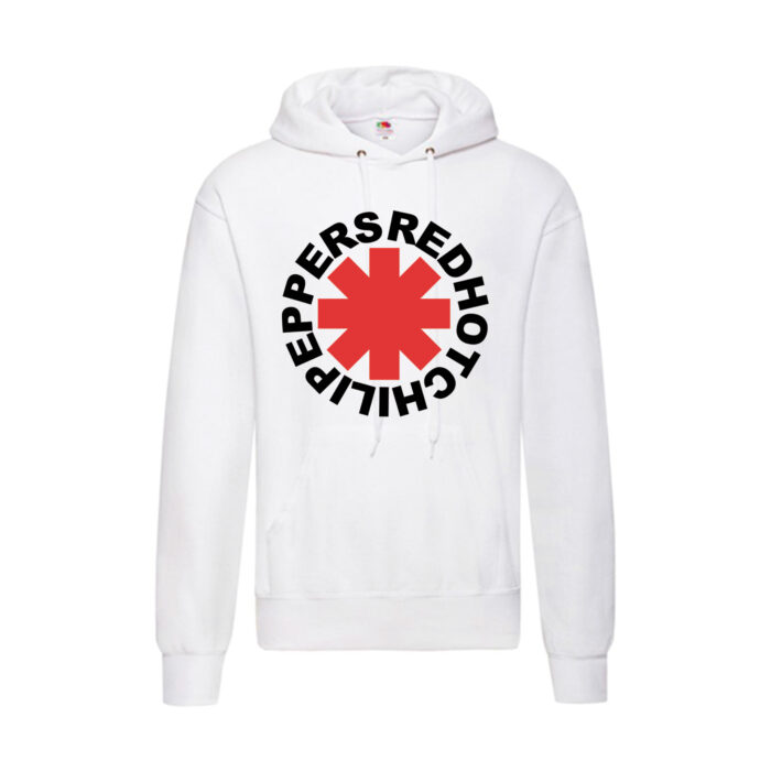 Sudadera Red Hot Chili Peppers blanca - Logo