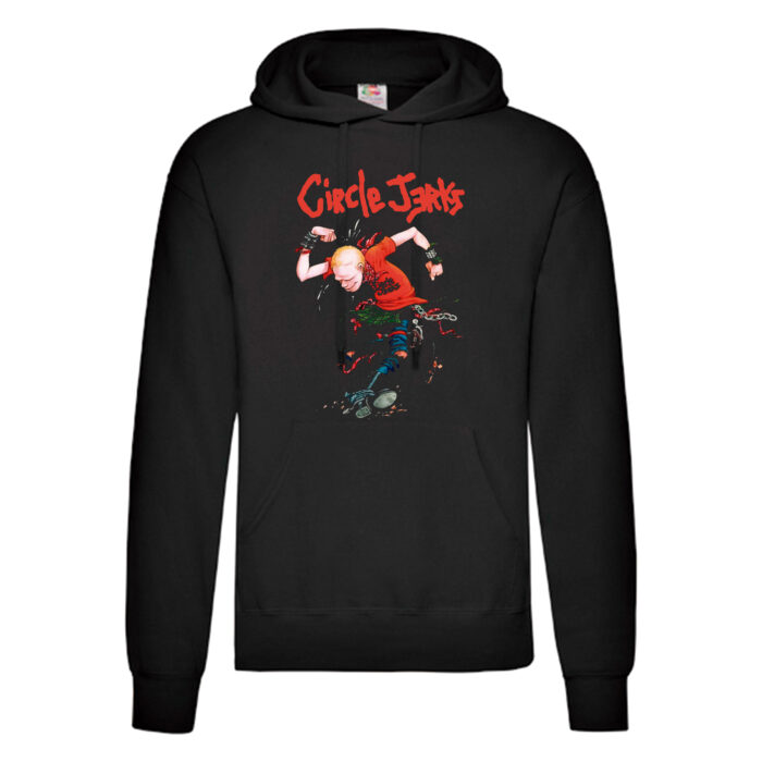 Sudadera Circle Jerks negra - Logo