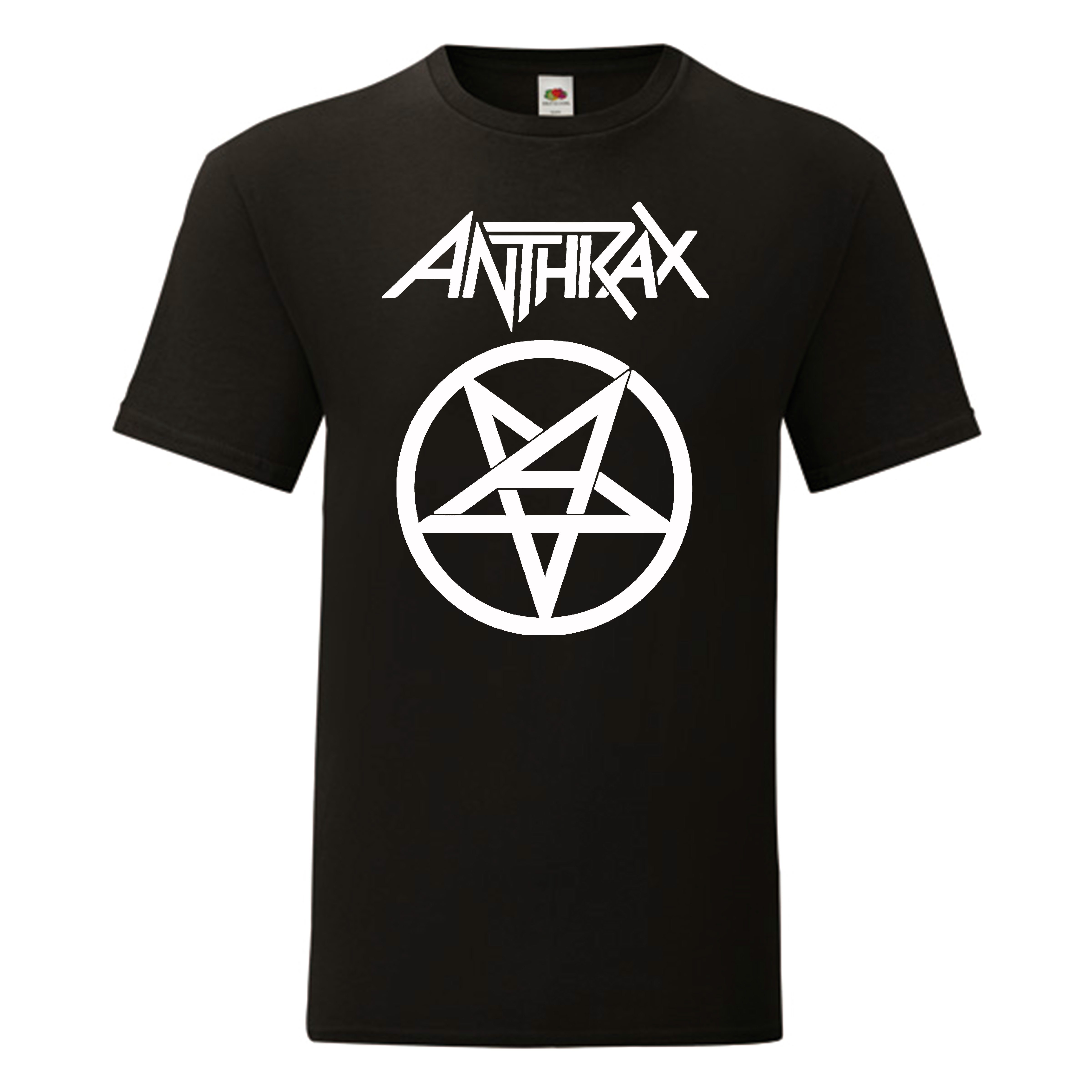 Camiseta Anthrax negra - Logo