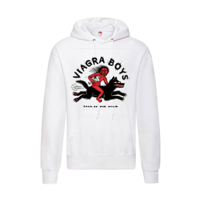 Sudadera Viagra Boys blanca - Call Of The Wild
