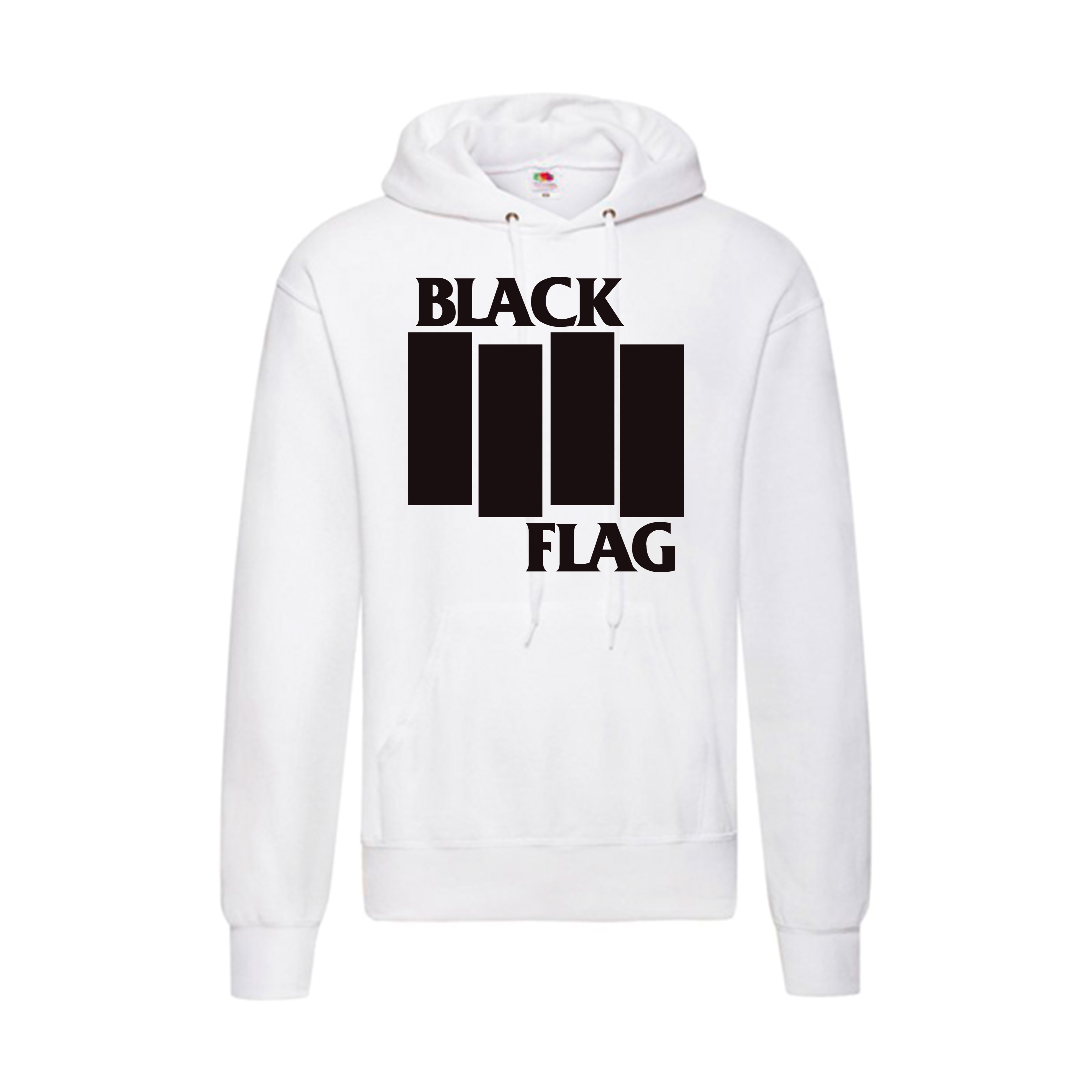Sudadera Black Flag blanca - Logo