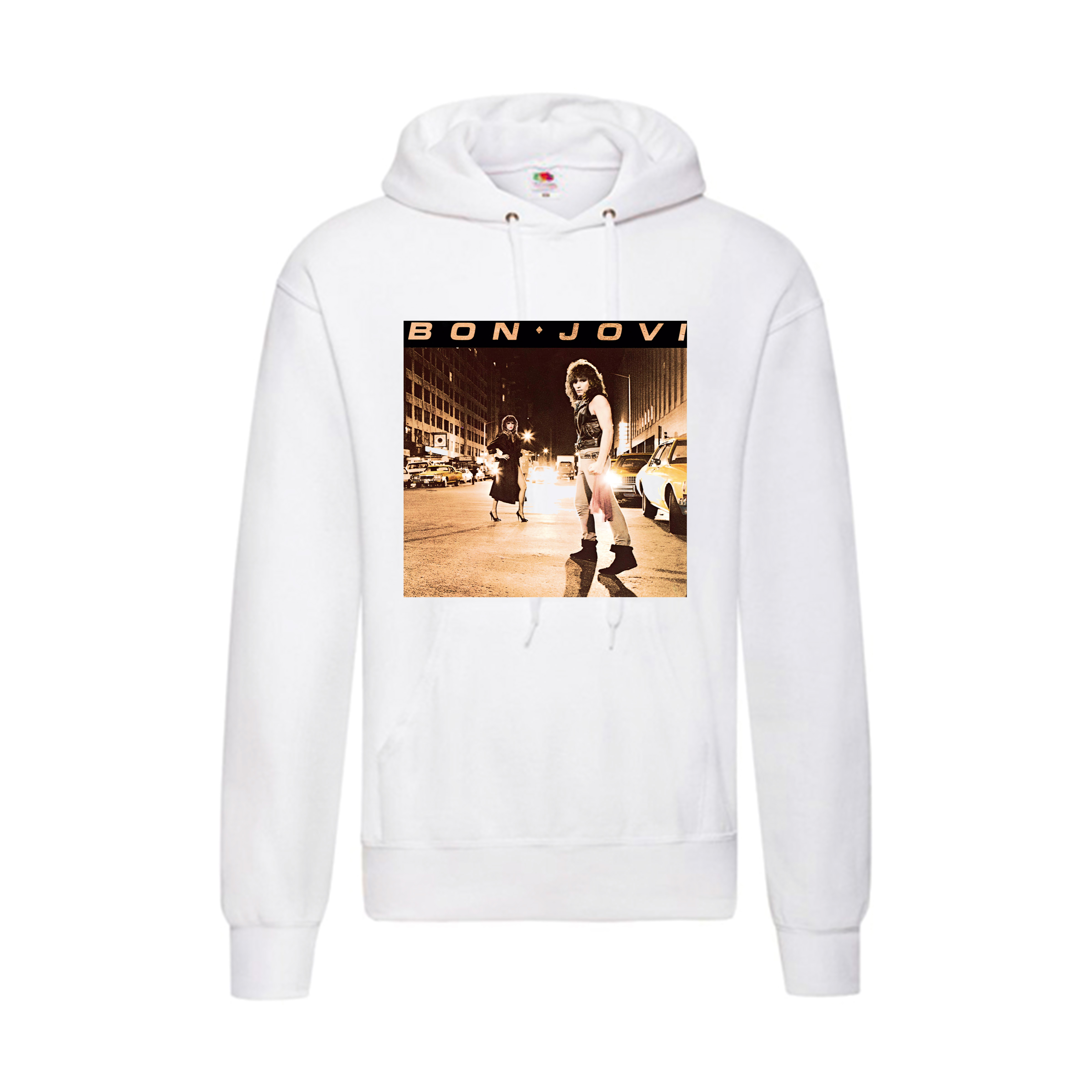 Sudadera Bon Jovi blanca - Runaway