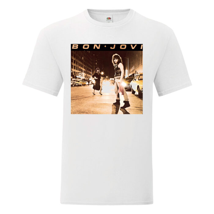 Camiseta Bon Jovi blanca - Runaway