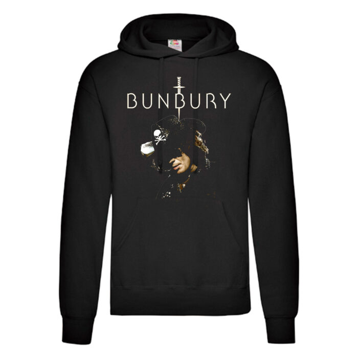Sudadera Bunbury negra - Las Consecuencias