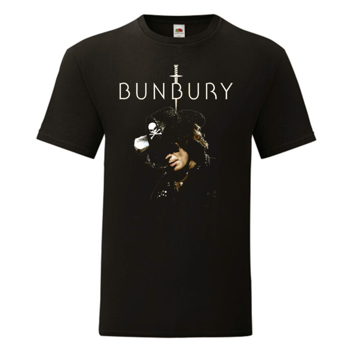 Camiseta Bunbury negra - Las Consecuencias