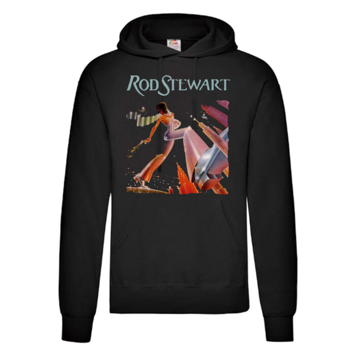Sudadera Rod Stewart negra - Atlantic Crossing