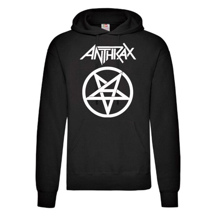 Sudadera Anthrax negra - Logo