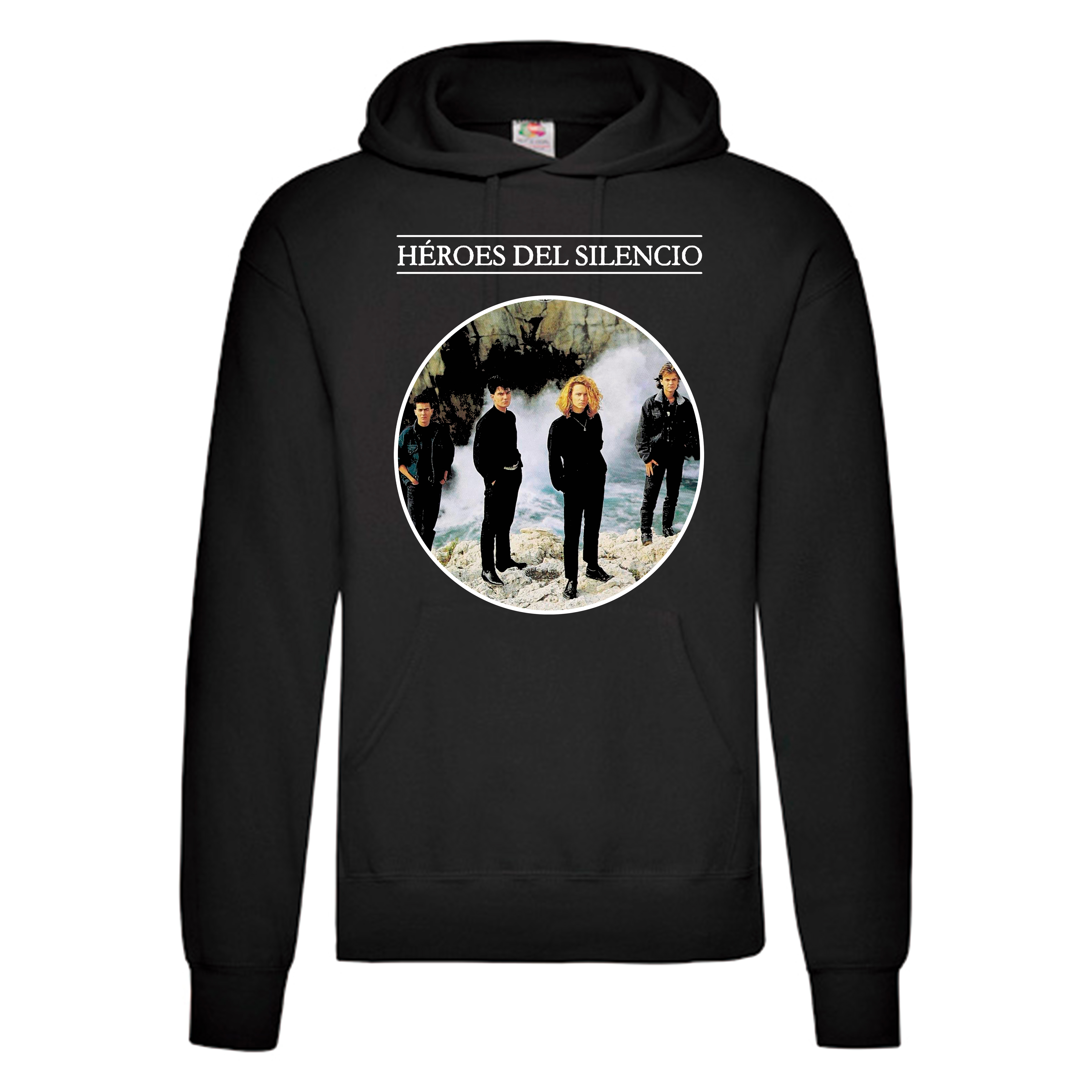 Sudadera Héroes Del Silencio negra - El Mar No Cesa