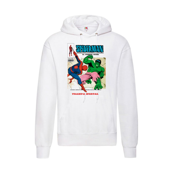 Sudadera Spiderman blanca - Marvel Vertice