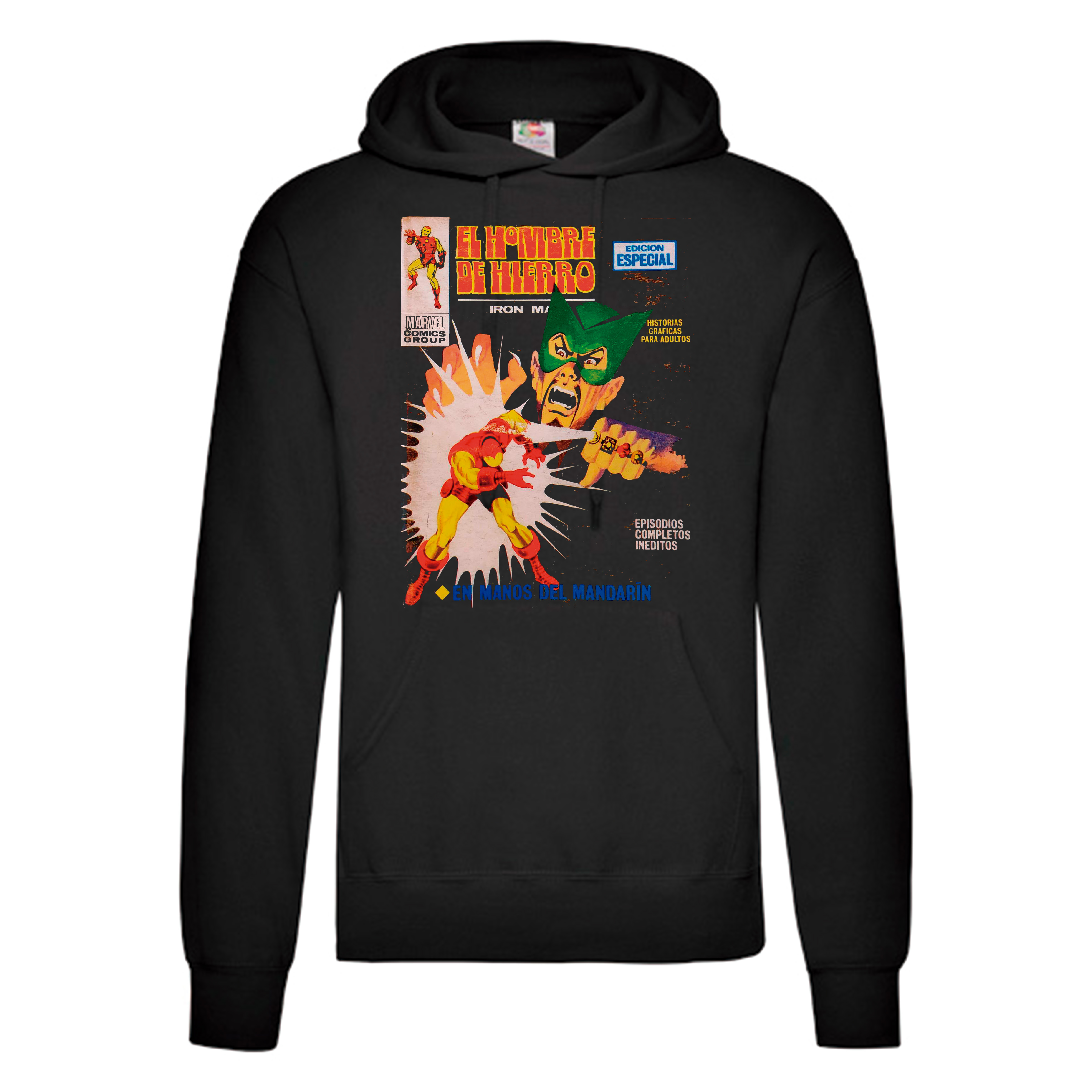 Sudadera Iron Man negra - Marvel Vertice