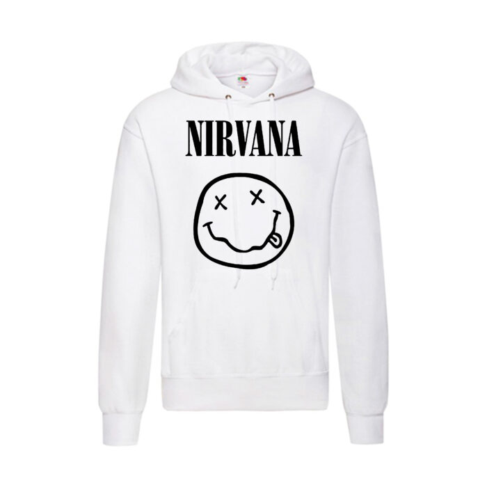Sudadera Nirvana blanca - Logo