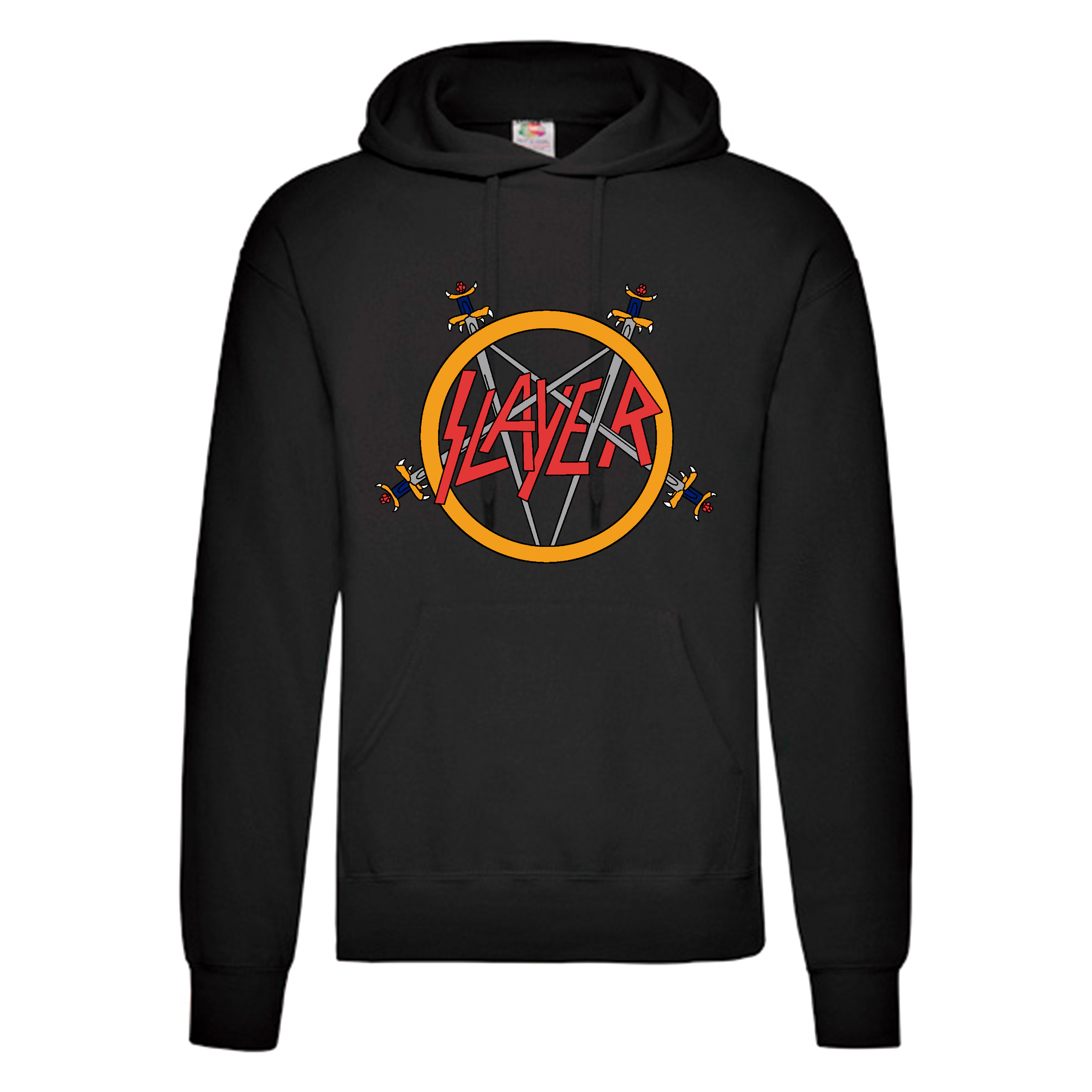 Sudadera Slayer negra - Logo Espadas
