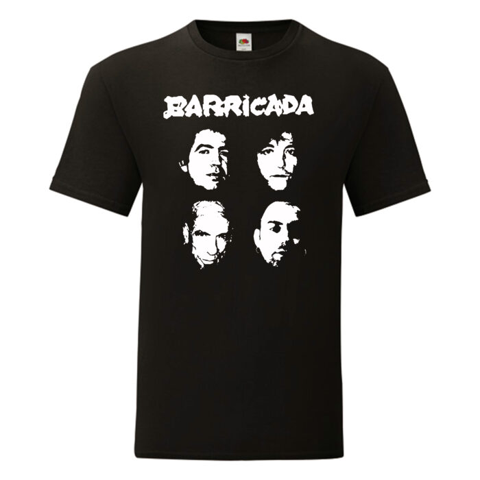 Camiseta Barricada negra - 25 Años De Rock And Roll