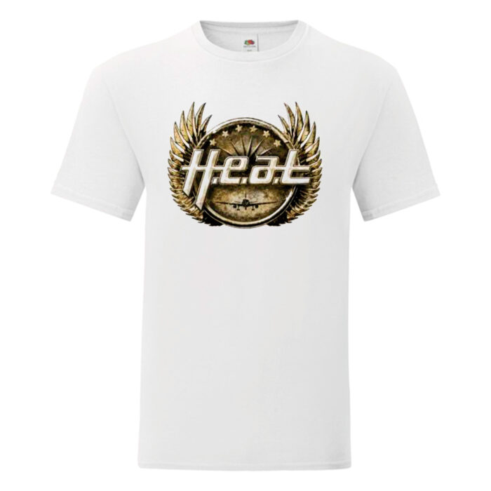 Camiseta Heat blanca - Logo
