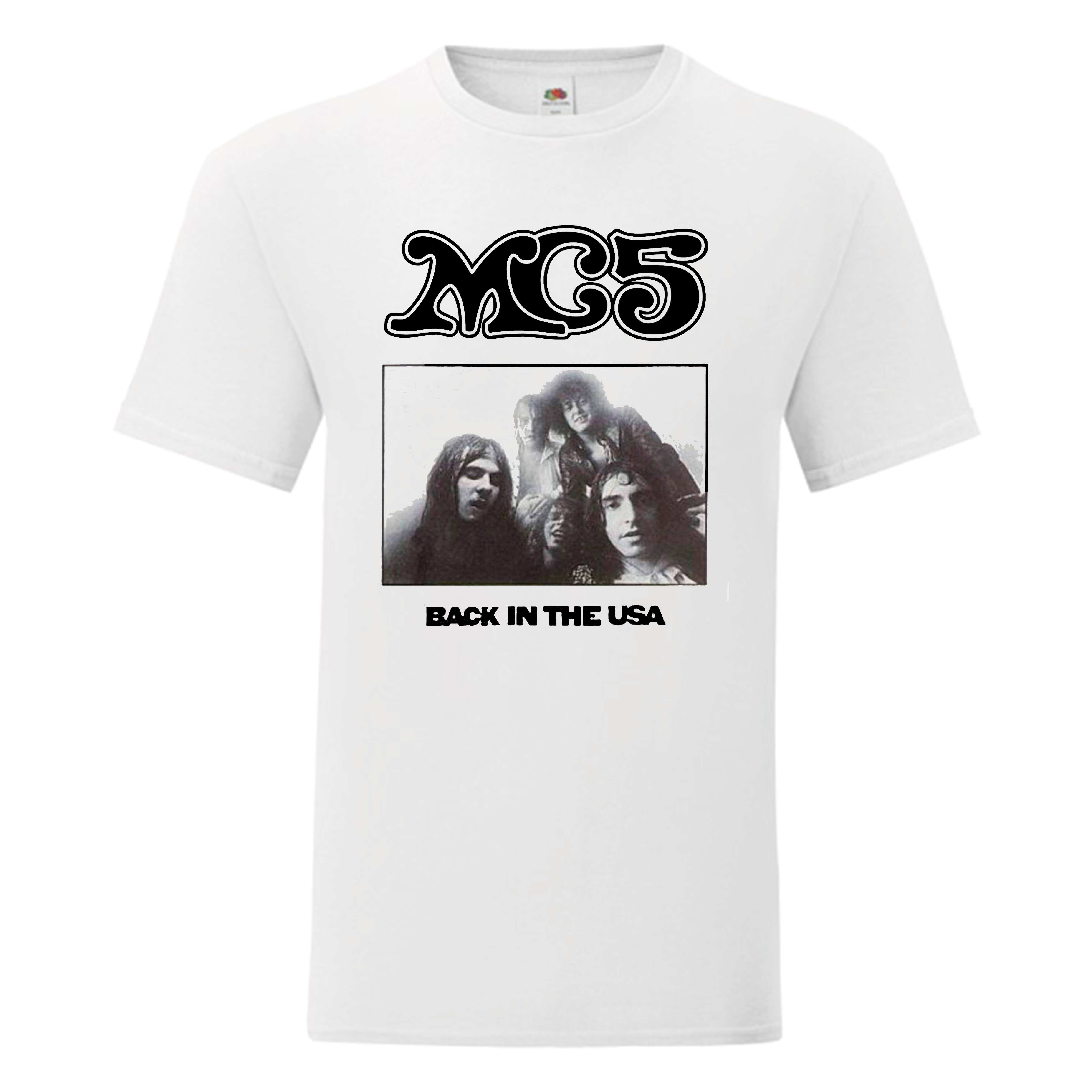 Camiseta MC5 blanca - Back In The USA